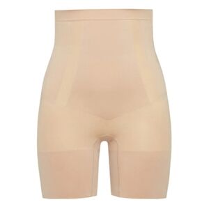 Spanx On Core High waisted- Mid Thigh  Soft Nude Body Shaper Sz XL/2XL